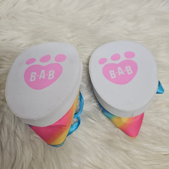 Build-A-Bear Workshop Rainbow Sneakers BAB for Stuffed Animal - Picture 3 of 4